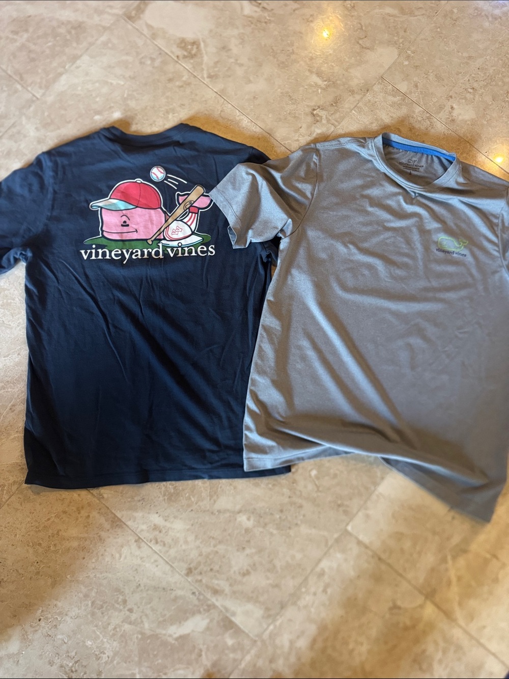 Vineyard Vines Baseball Graphic Tee - duo